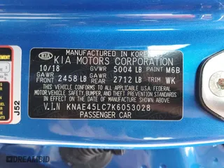 2019 Kia Stinger GT1 with VIN KNAE45LC7K6053028, listed as a Copart auction lot 59535094 with 44,790 mi miles and Salvage Title. Bid and sale history available at carsss.com. Image 14.