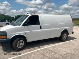 2021 Chevrolet Express Cargo with VIN 1GCWGAFP2M1267284, listed as a Copart auction lot 59144545 with 76,236 mi miles and Clean title. Bid and sale history available at DreamBid. Image 2.