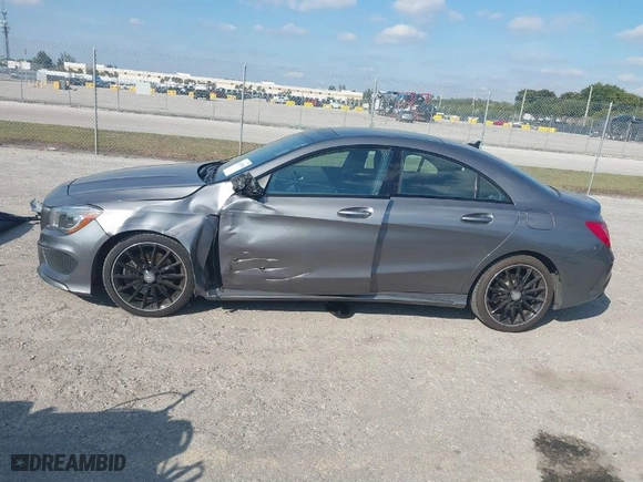 2014 Mercedes-Benz CLA-Class CLA 250 with VIN WDDSJ4GB6EN099654, listed as a IAAI auction lot 41470634 with 116,335 mi miles. Bid and sale history available at carsss.com. Image 14.