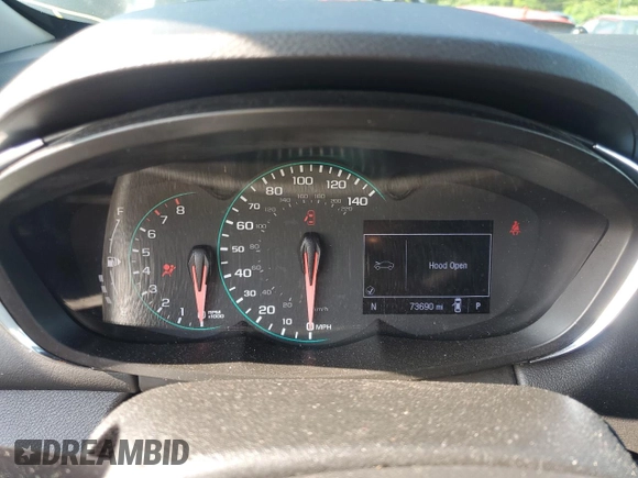 2020 Chevrolet Trax LT z VIN 3GNCJLSB4LL206365, wystawiony jako Copart lot #65134995 z przebiegiem 73 690 mil mil oraz Szkoda całkowita • Salvage title. Historia ofert i sprzedaży dostępna na DreamBid. Obrazek 9.