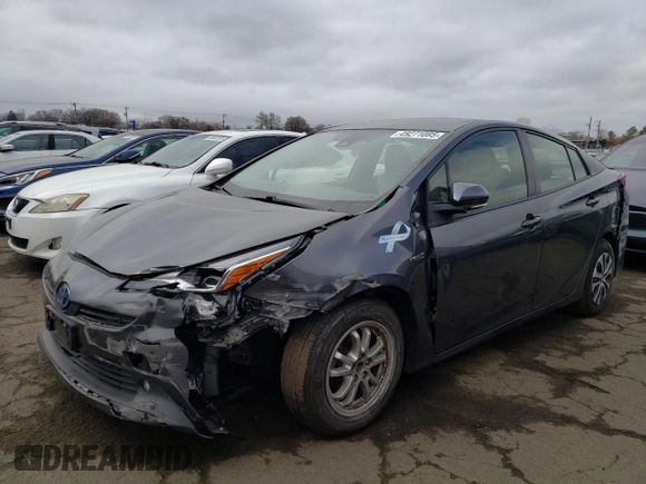2021 Toyota Prius LE with VIN JTDL9MFU4M3026237, listed as a Copart auction lot 49271085 with 42,419 mi miles and Salvage title. Bid and sale history available at DreamBid. Image 1.