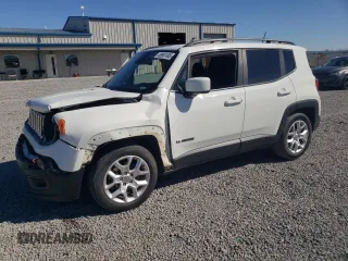 2018 Jeep Renegade Latitude z VIN ZACCJABB2JPH24993, wystawiony jako Copart lot #49981495 z przebiegiem 153 454 mil mil oraz Szkoda całkowita • Salvage title. Historia ofert i sprzedaży dostępna na DreamBid. Obrazek 1.