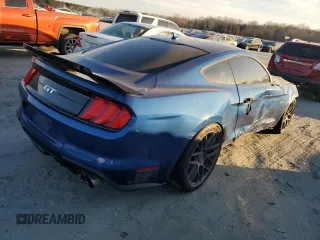 2023 Ford Mustang GT with VIN 1FA6P8CF5P5300589, listed as a Copart auction lot 45936615 with 36,954 mi miles and Salvage title. Bid and sale history available at DreamBid. Image 3.