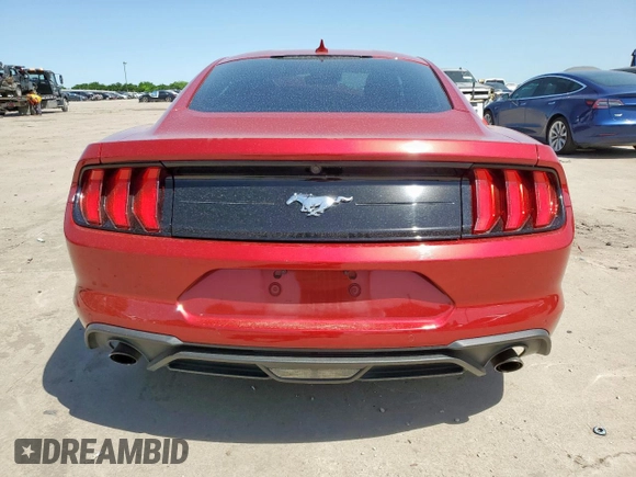 2022 Ford Mustang EcoBoost with VIN 1FA6P8TH8N5130419, listed as a Copart auction lot 57816625 with 27,375 mi miles and Salvage title. Bid and sale history available at DreamBid. Image 6.