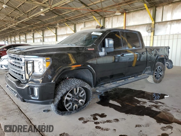 2020 GMC Sierra 2500HD SLT z VIN 1GT49NEY9LF158129, wystawiony jako Copart lot #87960905 z przebiegiem 86 342 mil mil oraz Szkoda całkowita • Salvage title. Historia ofert i sprzedaży dostępna na DreamBid. Obrazek 1.