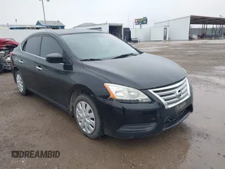 2014 Nissan Sentra S with VIN 1N4AB7AP8EN855757, listed as a IAAI auction lot 41715069 with 135,274 mi miles. Bid and sale history available at carsss.com. Image 1.