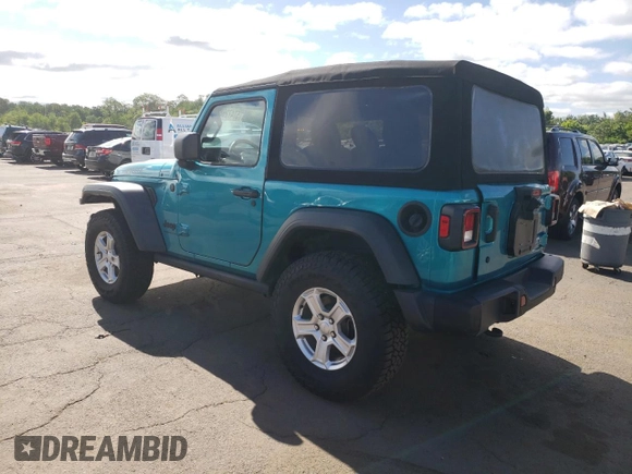 2020 Jeep Wrangler Willys z VIN 1C4GJXAG7LW260669, wystawiony jako Copart lot #57472685 z przebiegiem 21 075 mil mil oraz Szkoda całkowita • Salvage title. Historia ofert i sprzedaży dostępna na DreamBid. Obrazek 2.