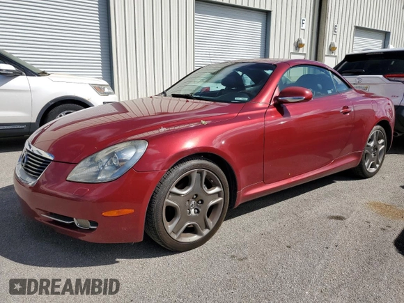 2006 Lexus SC with VIN JTHFN48Y269002090, listed as a Copart auction lot 75077884 with Not Provided miles and Non Repairable. Bid and sale history available at carsss.com. Image 1.