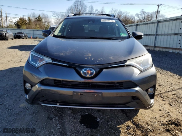2017 Toyota RAV4 Hybrid XLE with VIN JTMRJREV2HD118973, listed as a Copart auction lot 48685175 with 122,698 mi miles and Salvage Title. Bid and sale history available at carsss.com. Image 5.