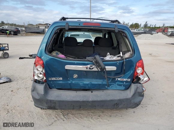 2005 Mazda Tribute i with VIN 4F2YZ02Z35KM11408, listed as a Copart auction lot 87746585 with 194,034 mi miles and Salvage Title. Bid and sale history available at carsss.com. Image 6.