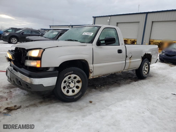 2005 Chevrolet Silverado 1500 Z71 with VIN 1GCEK14TX5Z112351, listed as a Copart auction lot 42116335 with 116,894 mi miles and Clean Title. Bid and sale history available at carsss.com. Image 1.