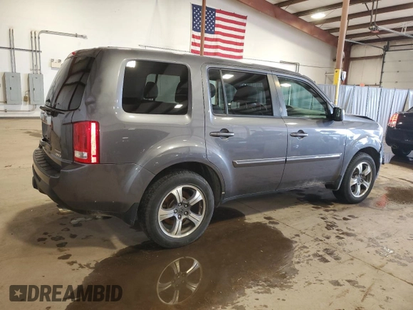 2015 Honda Pilot SE with VIN 5FNYF4H3XFB077301, listed as a Copart auction lot 50770575 with 90,373 mi miles and Salvage Title. Bid and sale history available at DreamBid. Image 3.
