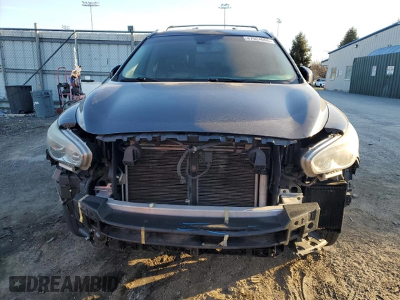 2013 Infiniti JX35 with VIN 5N1AL0MM1DC306035, listed as a Copart auction lot 47924065 with 133,126 mi miles and Salvage Title. Bid and sale history available at DreamBid. Image 5.