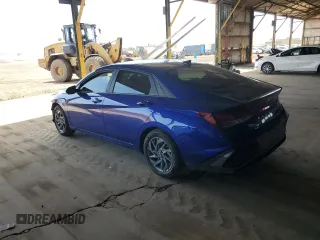 2024 Hyundai Elantra SEL with VIN KMHLM4DG7RU675314, listed as a Copart auction lot 54870315 with 11,007 mi miles and Salvage title. Bid and sale history available at DreamBid. Image 2.