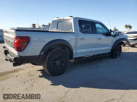 2024 Ford F-150 Raptor with VIN 1FTFW1RG9RFA65096, listed as a Copart auction lot 43702405 with 21,959 mi miles and Salvage Title. Bid and sale history available at DreamBid. Image 3.