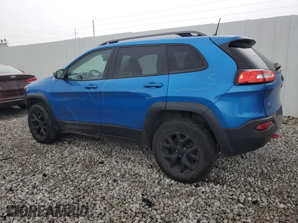 2017 Jeep Cherokee Trailhawk с VIN 1C4PJMBS4HW601454, выставлен на аукционе Copart как лот 58015315 с пробегом 96 795 миль миль и Списание • Salvage title. История ставок и продаж доступна на DreamBid. Изображение 2.