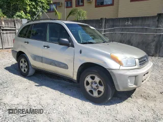 2001 Toyota RAV4 with VIN JTEGH20V710019754, listed as a Copart auction lot 54210315 with 163,663 mi miles and Salvage title. Bid and sale history available at DreamBid. Image 4.