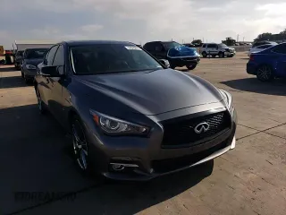 2015 Infiniti Q50 Premium with VIN JN1BV7AP5FM353384, listed as a Copart auction lot 54845015 with 152,690 mi miles and Salvage title. Bid and sale history available at DreamBid. Image 13.