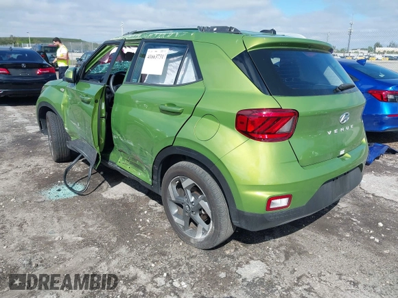 2024 Hyundai Venue SEL with VIN KMHRC8A38RU306550, listed as a IAAI auction lot 41663731 with 10,163 mi miles and . Bid and sale history available at DreamBid. Image 3.