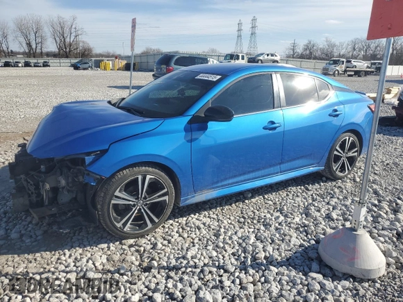 2021 Nissan Sentra SR with VIN 3N1AB8DV4MY230934, listed as a Copart auction lot 44444515 with 116,011 mi miles and Salvage Title. Bid and sale history available at DreamBid. Image 1.