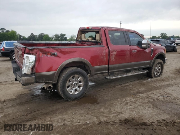 2017 Ford F-250 Lariat z VIN 1FT7W2BT3HEE54323, wystawiony jako Copart lot #55990905 z przebiegiem 92 544 mil mil oraz Szkoda całkowita • Salvage title. Historia ofert i sprzedaży dostępna na DreamBid. Obrazek 3.