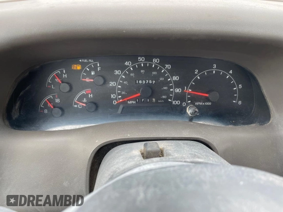 2000 Ford F-250 XL with VIN 1FTNX21S6YEC84441, listed as a Copart auction lot 44219505 with 163,757 mi miles and Clean title. Bid and sale history available at DreamBid. Image 8.