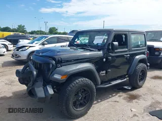 2018 Jeep Wrangler Sport with VIN 1C4GJXAN2JW221404, listed as a IAAI auction lot 42216848 with 53,882 mi miles and . Bid and sale history available at DreamBid. Image 17.