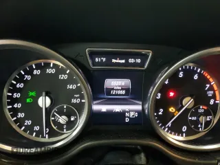 2013 Mercedes-Benz M ML 350 with VIN 4JGDA5HB6DA180761, listed as a Copart auction lot 51044665 with 121,055 mi miles and Salvage Title. Bid and sale history available at carsss.com. Image 9.