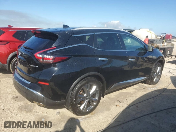 2023 Nissan Murano Platinum z VIN 5N1AZ2DJXPC139095, wystawiony jako Copart lot #74547124 z przebiegiem 7 961 mil mil oraz Nie do naprawy • Non repairable. Historia ofert i sprzedaży dostępna na DreamBid. Obrazek 3.