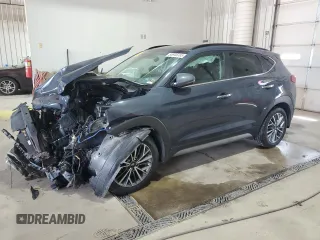 2021 Hyundai Tucson Ultimate with VIN KM8J33AL5MU283429, listed as a Copart auction lot 55945395 with Not provided miles and Salvage title. Bid and sale history available at DreamBid. Image 1.