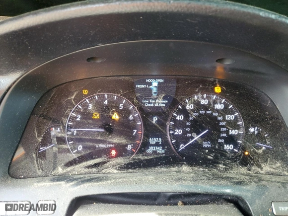 2008 Lexus LS 460 with VIN JTHBL46F685055861, listed as a Copart auction lot 53752015 with 303,742 mi miles and Clean Title. Bid and sale history available at carsss.com. Image 9.