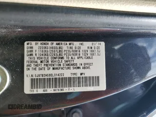 2014 Acura RDX Tech Pkg with VIN 5J8TB3H59EL014222, listed as a Copart auction lot 52995865 with 237,444 mi miles and Salvage Title. Bid and sale history available at carsss.com. Image 14.