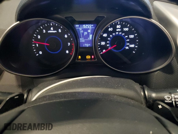 2012 Hyundai Veloster w/Black Int with VIN KMHTC6AD4CU078637, listed as a Copart auction lot 50964805 with 119,255 mi miles and Salvage title. Bid and sale history available at DreamBid. Image 9.