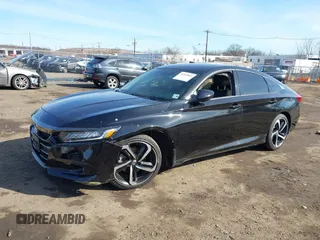 2022 Honda Accord Sedan Sport SE with VIN 1HGCV1F47NA115762, listed as a IAAI auction lot 41513845 with 10,520 mi miles. Bid and sale history available at carsss.com. Image 2.