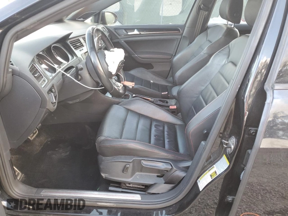 2015 Volkswagen GTI SE with VIN 3VW4T7AU1FM096646, listed as a Copart auction lot 83675134 with 79,900 mi miles and Salvage Title. Bid and sale history available at DreamBid. Image 7.