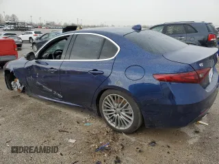 2018 Alfa Romeo Giulia Ti Lusso z VIN ZARFAEEN6J7565537, wystawiony jako Copart lot #49831095 z przebiegiem 71 881 mil mil oraz Szkoda całkowita • Salvage title. Historia ofert i sprzedaży dostępna na DreamBid. Obrazek 2.