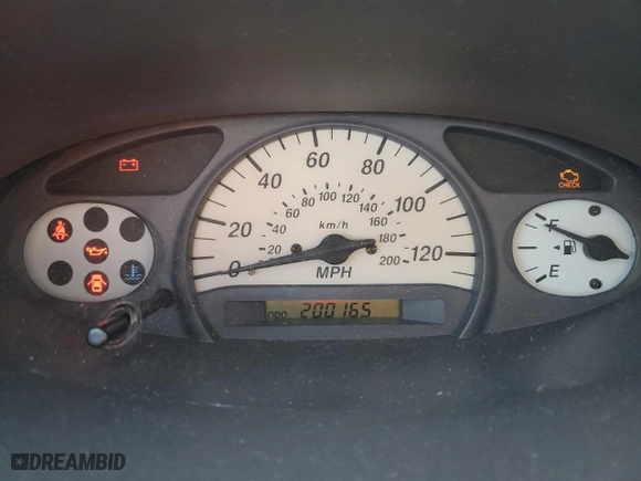 2002 Toyota ECHO with VIN JTDBT123920227803, listed as a Copart auction lot 43654825 with 200165 miles and Clean Title. Bid and sale history available at carsss.com. Image 9.