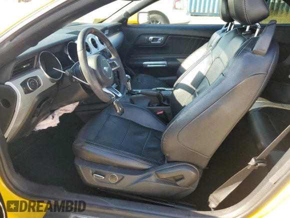 2015 Ford Mustang EcoBoost Premium with VIN 1FATP8UH0F5409589, listed as a Copart auction lot 63859335 with 124,973 mi miles and Salvage title. Bid and sale history available at DreamBid. Image 7.