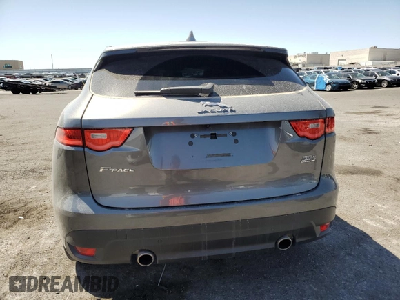 2017 Jaguar F-Pace 35t R-Sport with VIN SADCL2BV2HA058923, listed as a Copart auction lot 52214245 with 115,720 mi miles and Salvage title. Bid and sale history available at DreamBid. Image 6.