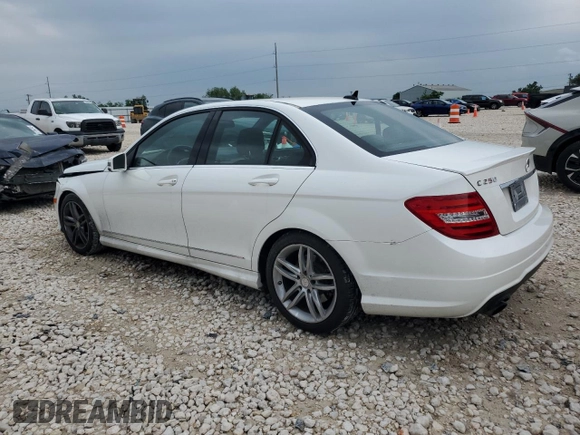 2014 Mercedes-Benz C 250 Sport with VIN WDDGF4HB3EG232798, listed as a Copart auction lot 55451045 with 67,581 mi miles and Salvage Title. Bid and sale history available at DreamBid. Image 2.
