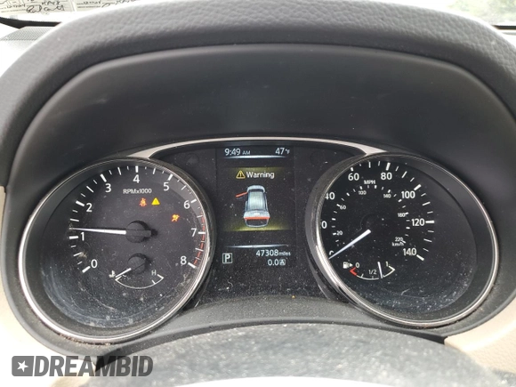 2016 Nissan Rogue S with VIN KNMAT2MV1GP602792, listed as a Copart auction lot 52709285 with 47,308 mi miles and Salvage Title. Bid and sale history available at carsss.com. Image 9.