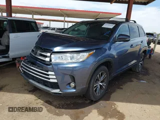 2018 Toyota Highlander LE with VIN 5TDZZRFH0JS285957, listed as a IAAI auction lot 42381460 with 85,183 mi miles and . Bid and sale history available at DreamBid. Image 2.