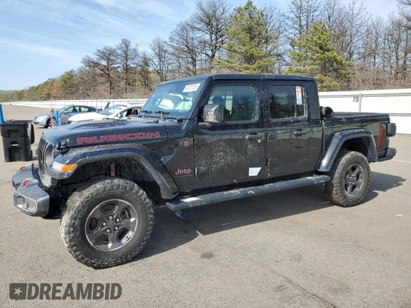 2020 Jeep Gladiator Rubicon with VIN 1C6JJTBG3LL112251, listed as a Copart auction lot 54123125 with Not provided miles and Salvage title. Bid and sale history available at DreamBid. Image 1.