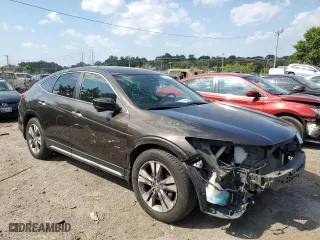 2013 Honda Crosstour EX-L with VIN 5J6TF2H54DL006583, listed as a Copart auction lot 68984044 with 156,843 mi miles and Salvage Title. Bid and sale history available at carsss.com. Image 4.