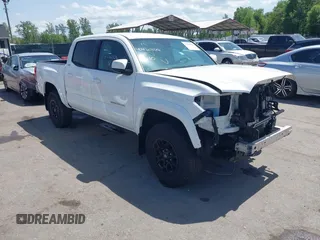 2022 Toyota Tacoma SR5 with VIN 3TMAZ5CN9NM193297, listed as a IAAI auction lot 42160106 with 40,247 mi miles and . Bid and sale history available at DreamBid. Image 1.