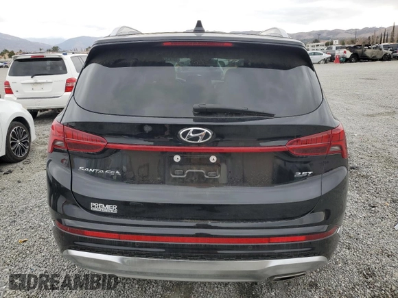 2023 Hyundai Santa Fe Calligraphy with VIN 5NMS54AL8PH629638, listed as a Copart auction lot 43662435 with 15,655 mi miles and Salvage Title. Bid and sale history available at carsss.com. Image 6.