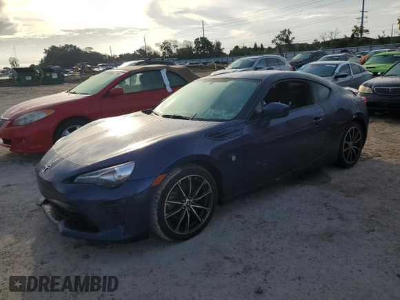 2017 Toyota 86 with VIN JF1ZNAA15H8703473, listed as a Copart auction lot 73798314 with 41,876 mi miles and Salvage Title. Bid and sale history available at carsss.com. Image 1.