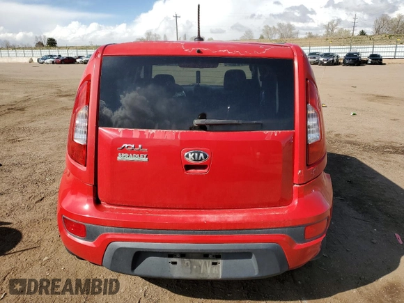 2013 Kia Soul + with VIN KNDJT2A67D7529873, listed as a Copart auction lot 51936815 with 56,139 mi miles and Salvage Title. Bid and sale history available at DreamBid. Image 6.
