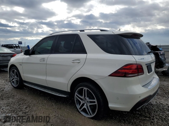 2018 Mercedes-Benz GLE 43 AMG with VIN 4JGDA6EB9JA996305, listed as a Copart auction lot 44538815 with 67,610 mi miles and Salvage Title. Bid and sale history available at DreamBid. Image 2.