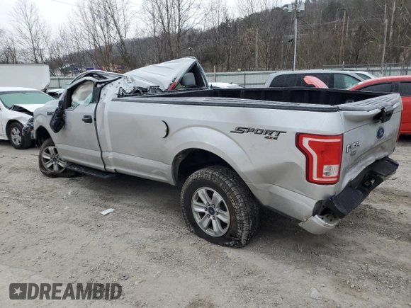 2017 Ford F-150 XL with VIN 1FTMF1EF9HKD68115, listed as a Copart auction lot 42555835 with Not provided miles and Salvage title. Bid and sale history available at DreamBid. Image 2.